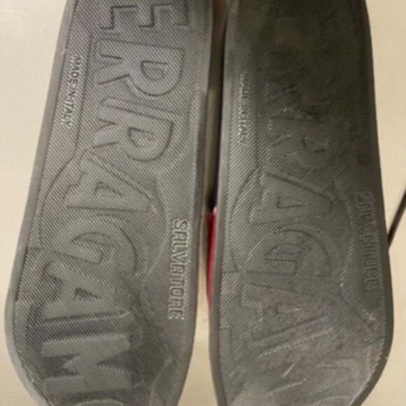 Mens groove 6 gancini translucent slide sandals Salvatore ferragamo